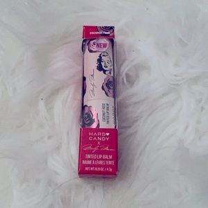 Hard candy tinted lip balm